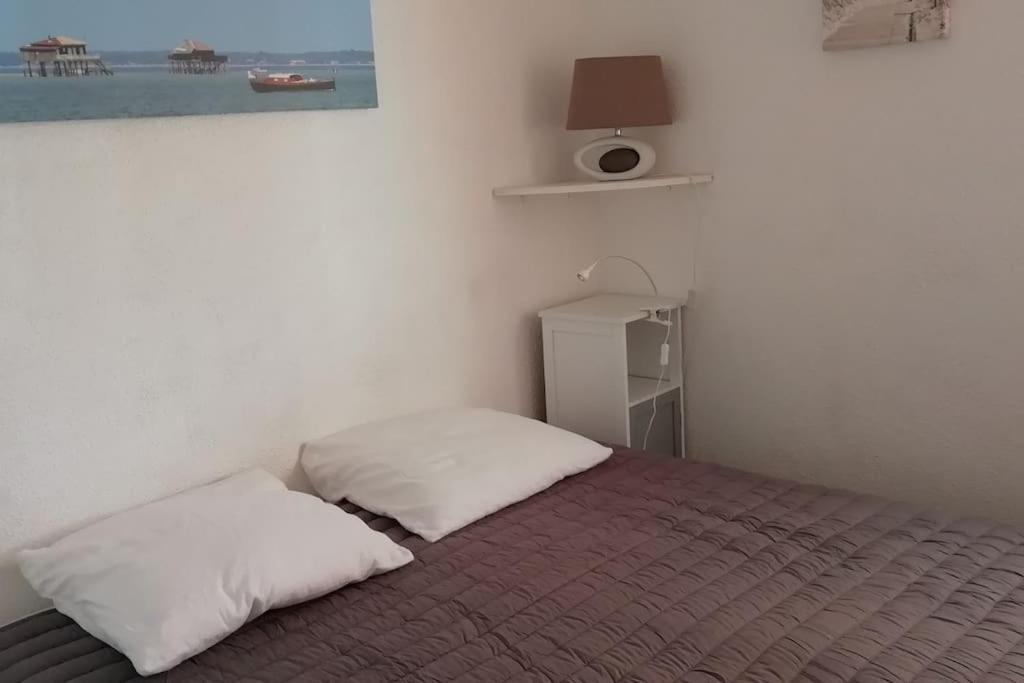 T2 1Ere Ligne Loggia Vue Mer 180 ° Parking Arcachon Buitenkant foto